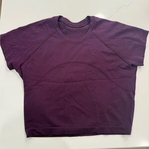 lululemon athletica Deep Purple Short Sleeve Tee